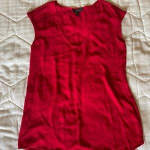 J Crew Red Blouse